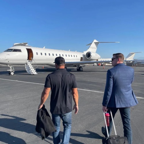 Matthew Brown Energent Plane to Van Nuys