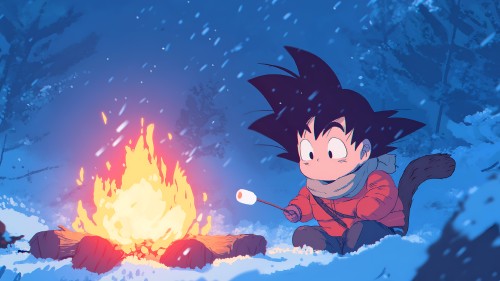 dragon-ball-chibi-goku-roasts-marshmallows-desktop-wallpaper.jpg